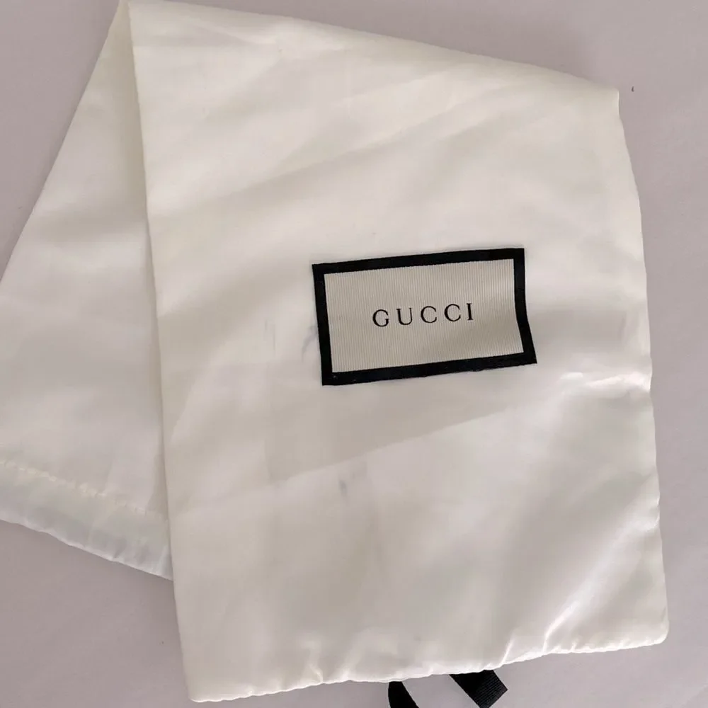 Gucci Marmont GG Thong Leather Water Green EU 37.5 US 7.5 Flip Flop Flat Sandals - Picture 15 of 16